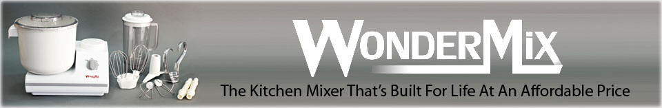 WonderMix Kitchen Mixer by WonderMill - Built-To-Last, like they used to make kitchen mixers